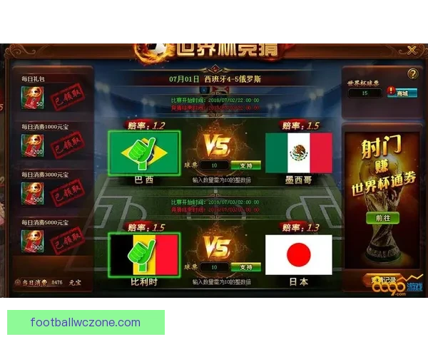 世界杯竞猜全攻略 参与互动赢大奖 轻松预测比赛结果赚积分